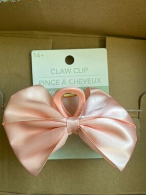 Satin Bow Claw Clip